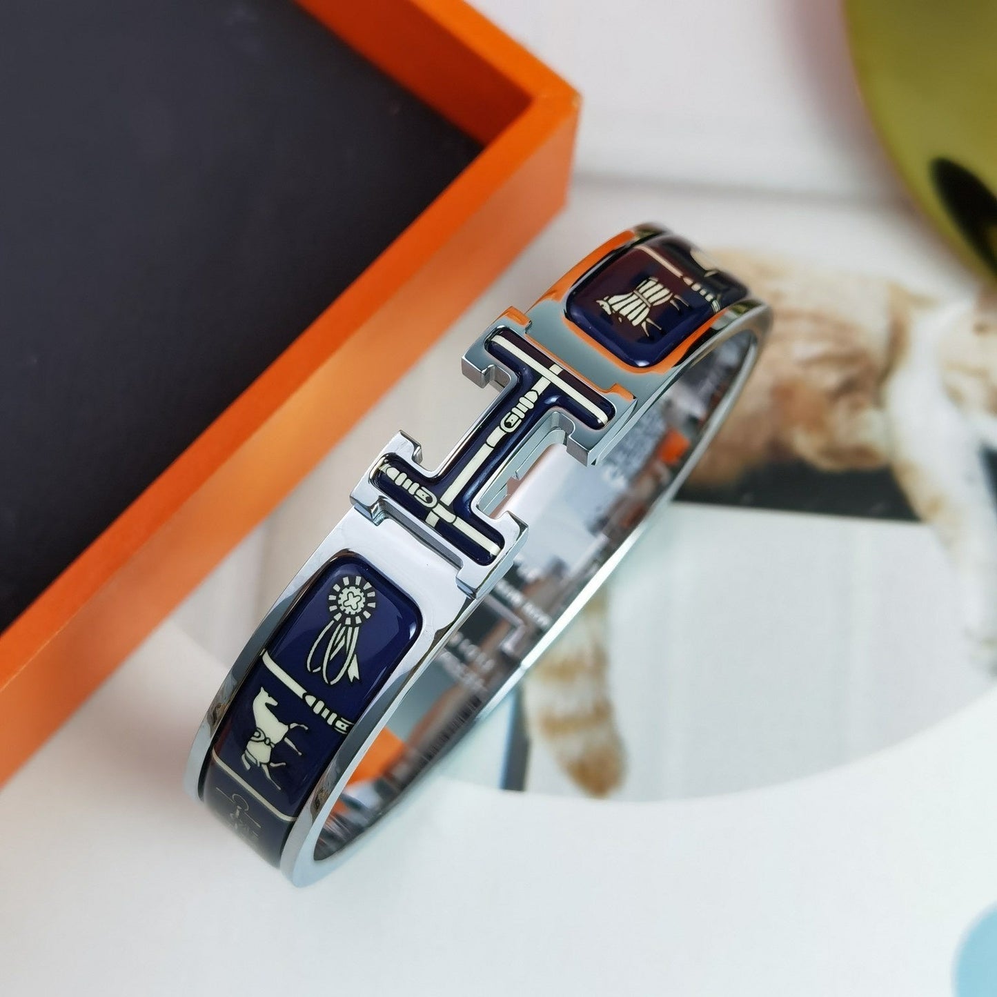 [Olivia JW]H COUVERTURES DARK BLUE BRACELET