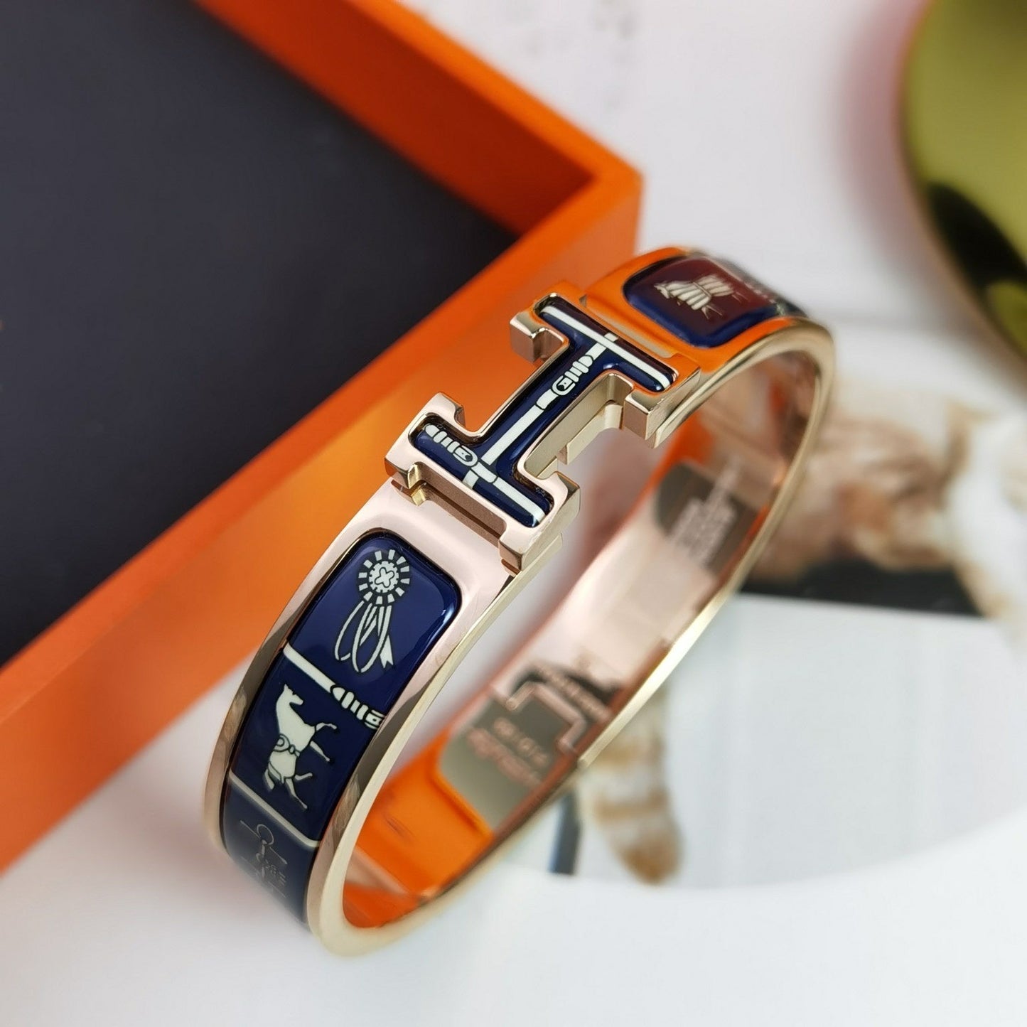 [Olivia JW]H COUVERTURES DARK BLUE BRACELET