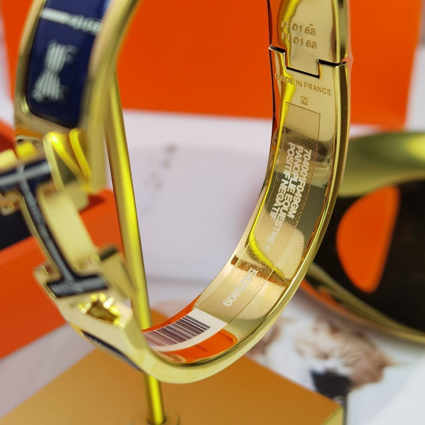 [Olivia JW]H COUVERTURES DARK BLUE BRACELET
