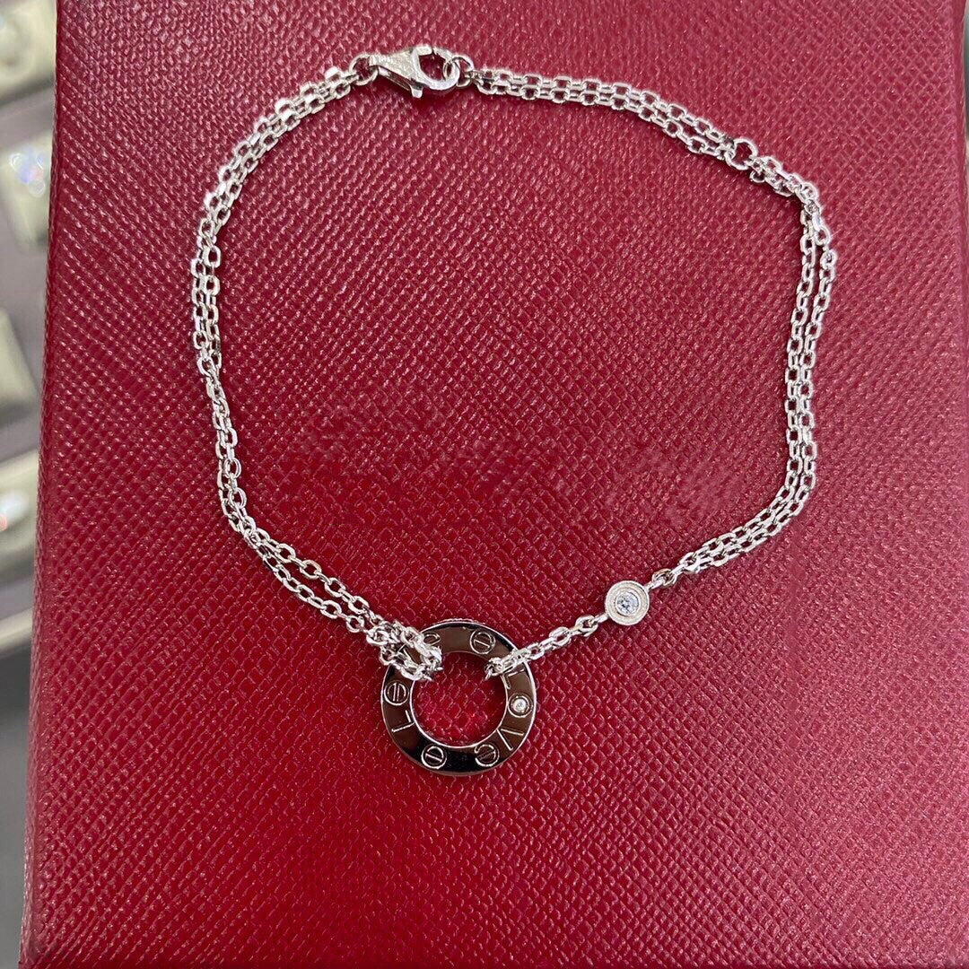 [Olivia JW]LOVE BRACELET 2 DIAMOND
