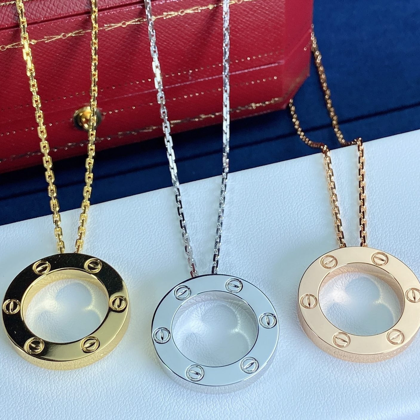 [Olivia JW]LOVE NECKLACE 16MM
