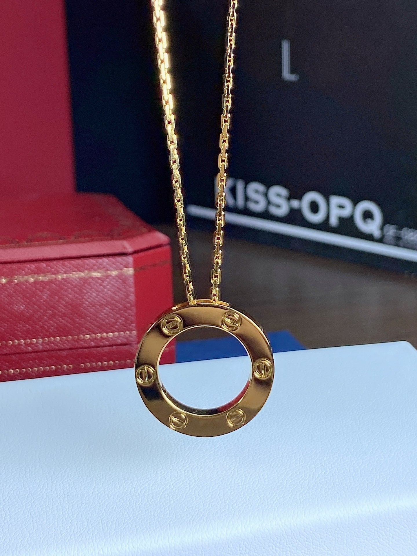 [Olivia JW]LOVE NECKLACE 16MM