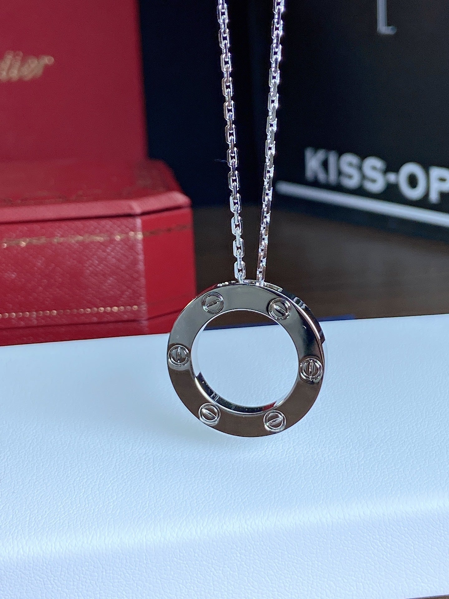 [Olivia JW]LOVE NECKLACE 16MM
