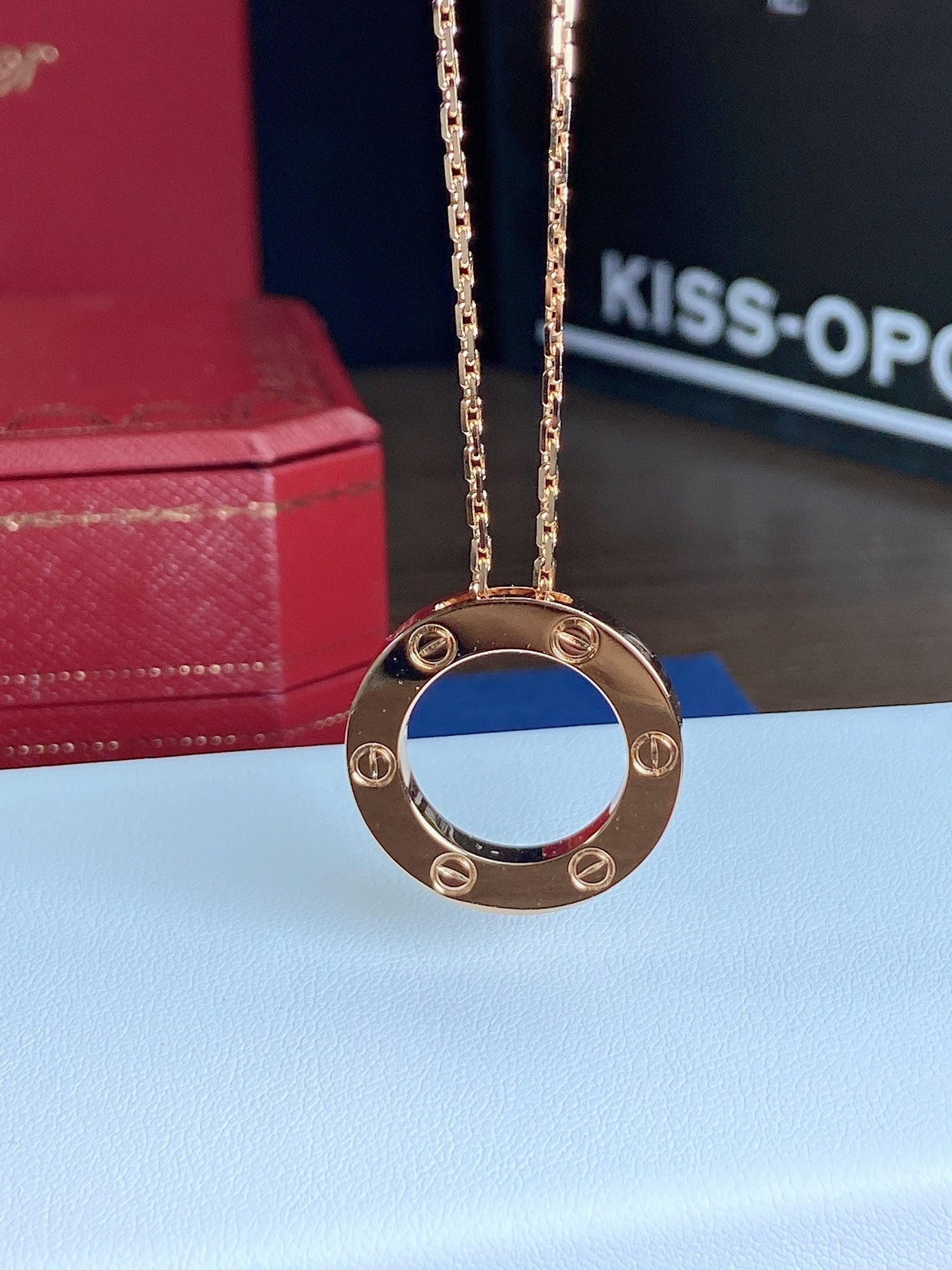 [Olivia JW]LOVE NECKLACE 16MM