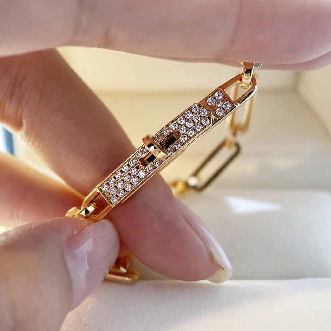 [Olivia JW]CHAINE BRACELET SMALL MODEL DIAMOND