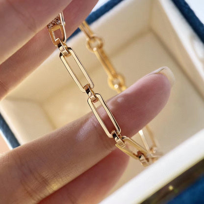 [Olivia JW]CHAINE BRACELET SMALL MODEL DIAMOND