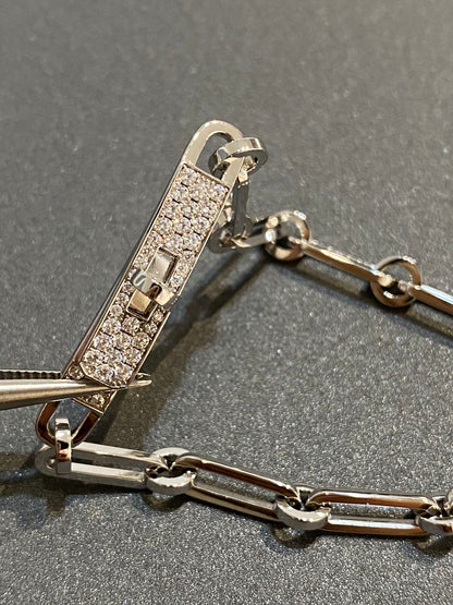 [Olivia JW]CHAINE BRACELET SMALL MODEL DIAMOND
