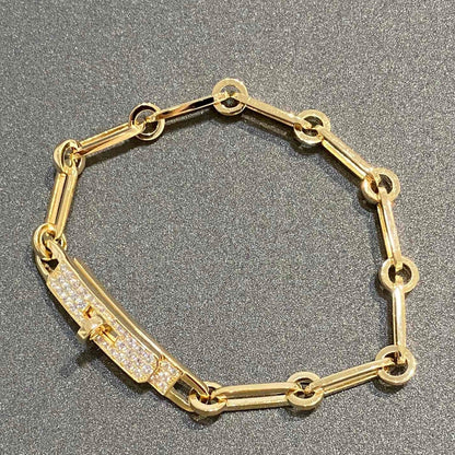 [Olivia JW]CHAINE BRACELET SMALL MODEL DIAMOND
