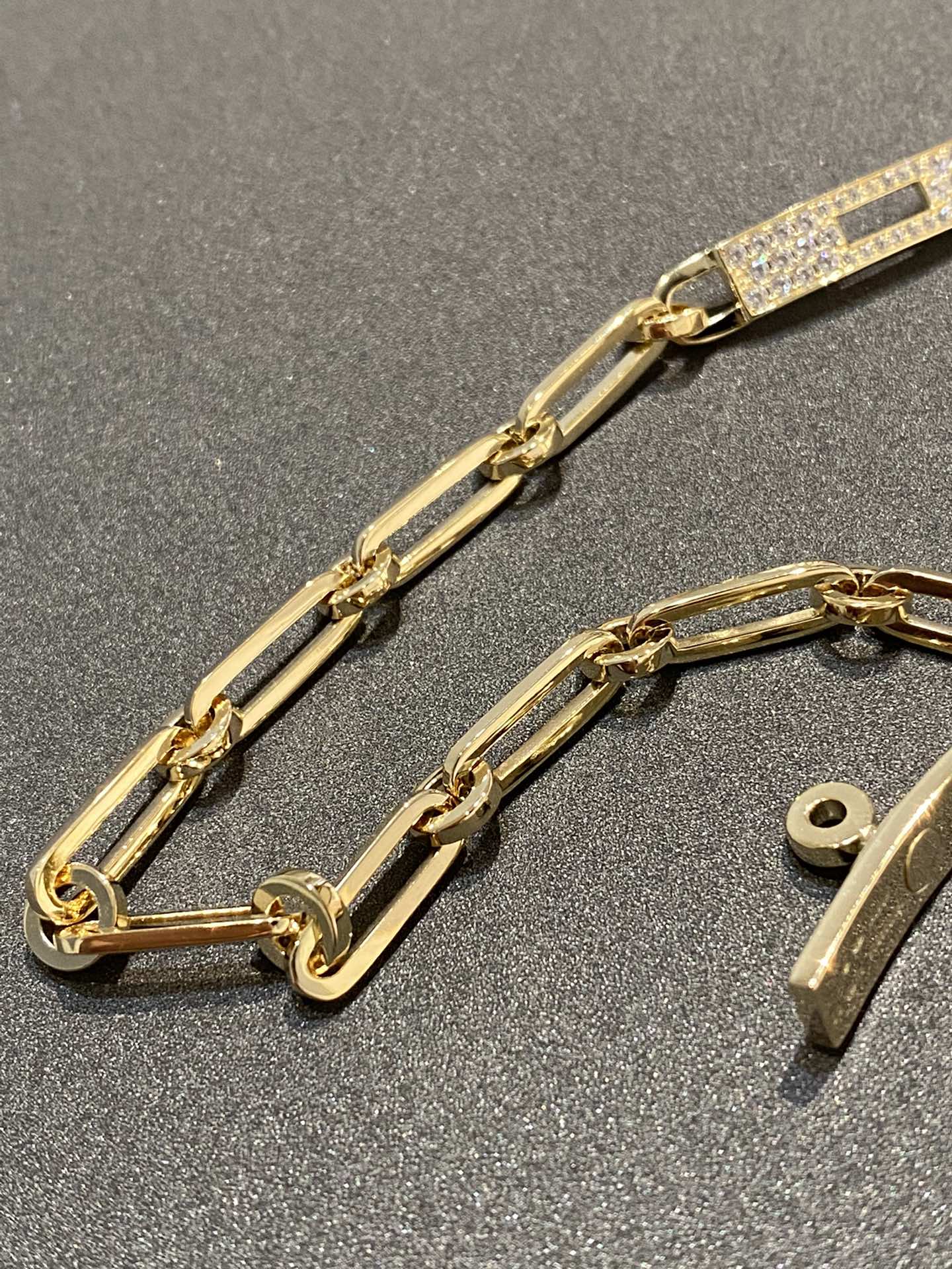 [Olivia JW]CHAINE BRACELET SMALL MODEL DIAMOND