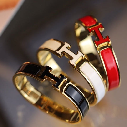 [Olivia JW]H BRACELET 12MM GOLD