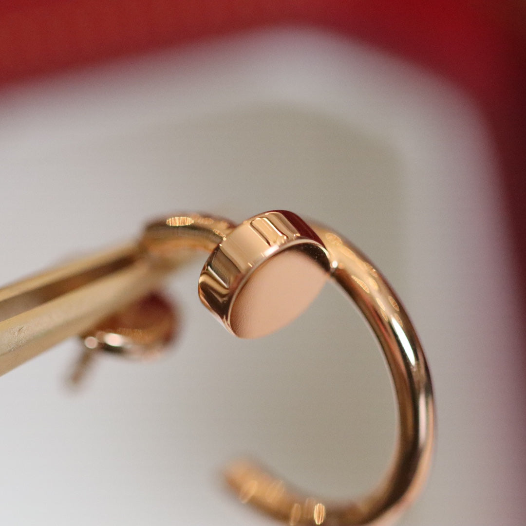 [Olivia JW]JUSTE EARRINGS PINK GOLD