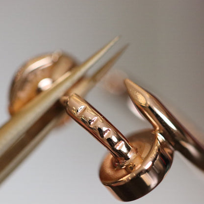 [Olivia JW]JUSTE EARRINGS PINK GOLD