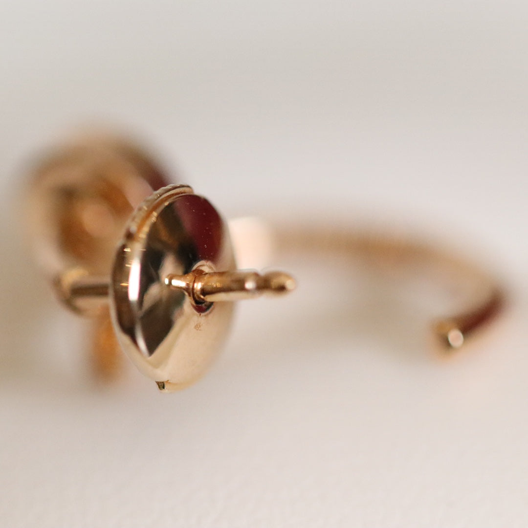 [Olivia JW]JUSTE EARRINGS PINK GOLD