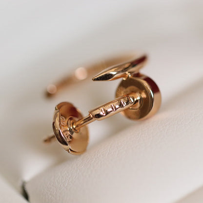 [Olivia JW]JUSTE EARRINGS PINK GOLD