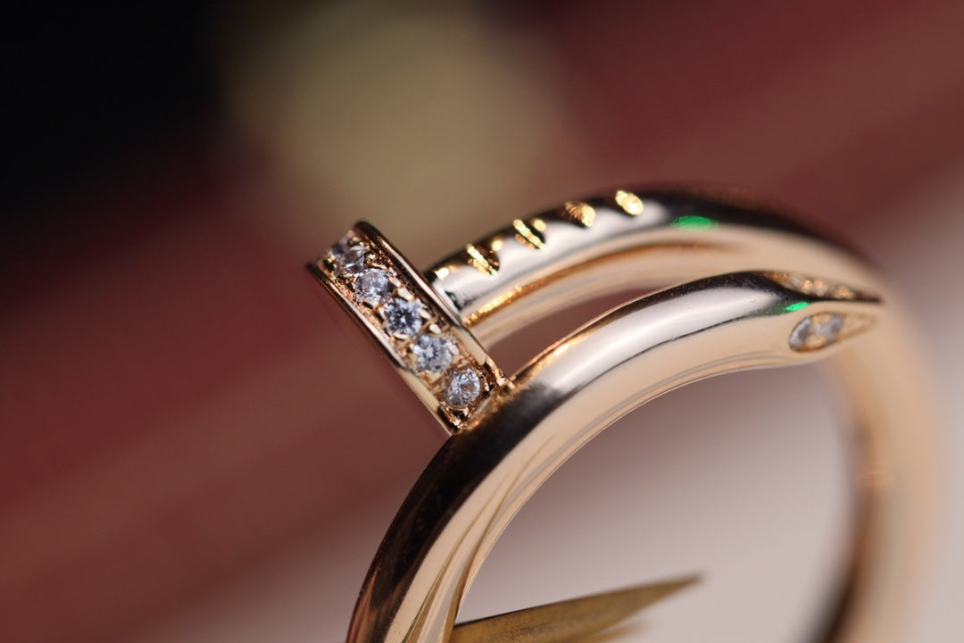 [Olivia JW]JUSTE RING 2.65MM PINK GOLD DIAMOND