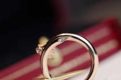 [Olivia JW]JUSTE RING 2.65MM PINK GOLD DIAMOND