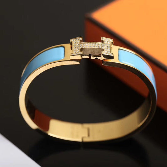 [Olivia JW]H CLOUD BLUE BRACELET GOLD DIAMOND