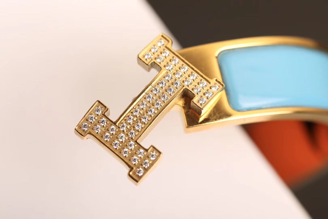 [Olivia JW]H CLOUD BLUE BRACELET GOLD DIAMOND