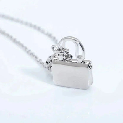 [Olivia JW]AMULETTE PEDANT SILVER NECKLACE