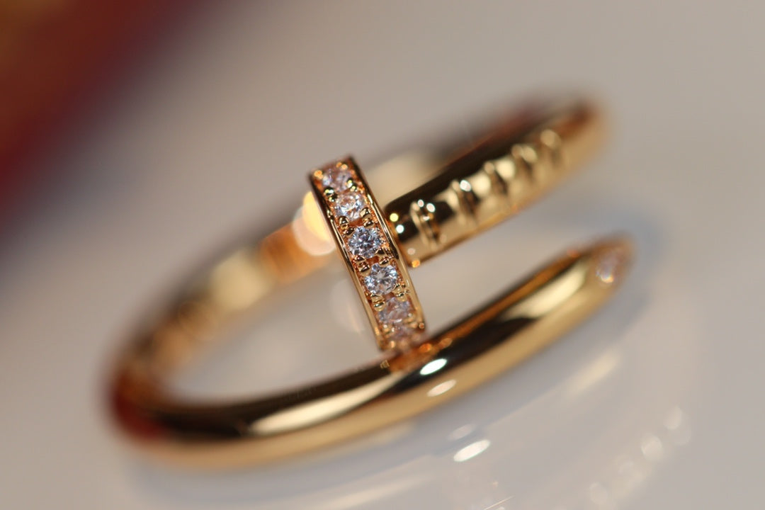 [Olivia JW]JUSTE RING 2.65MM GOLD DIAMOND