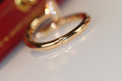 [Olivia JW]JUSTE RING 2.65MM GOLD DIAMOND
