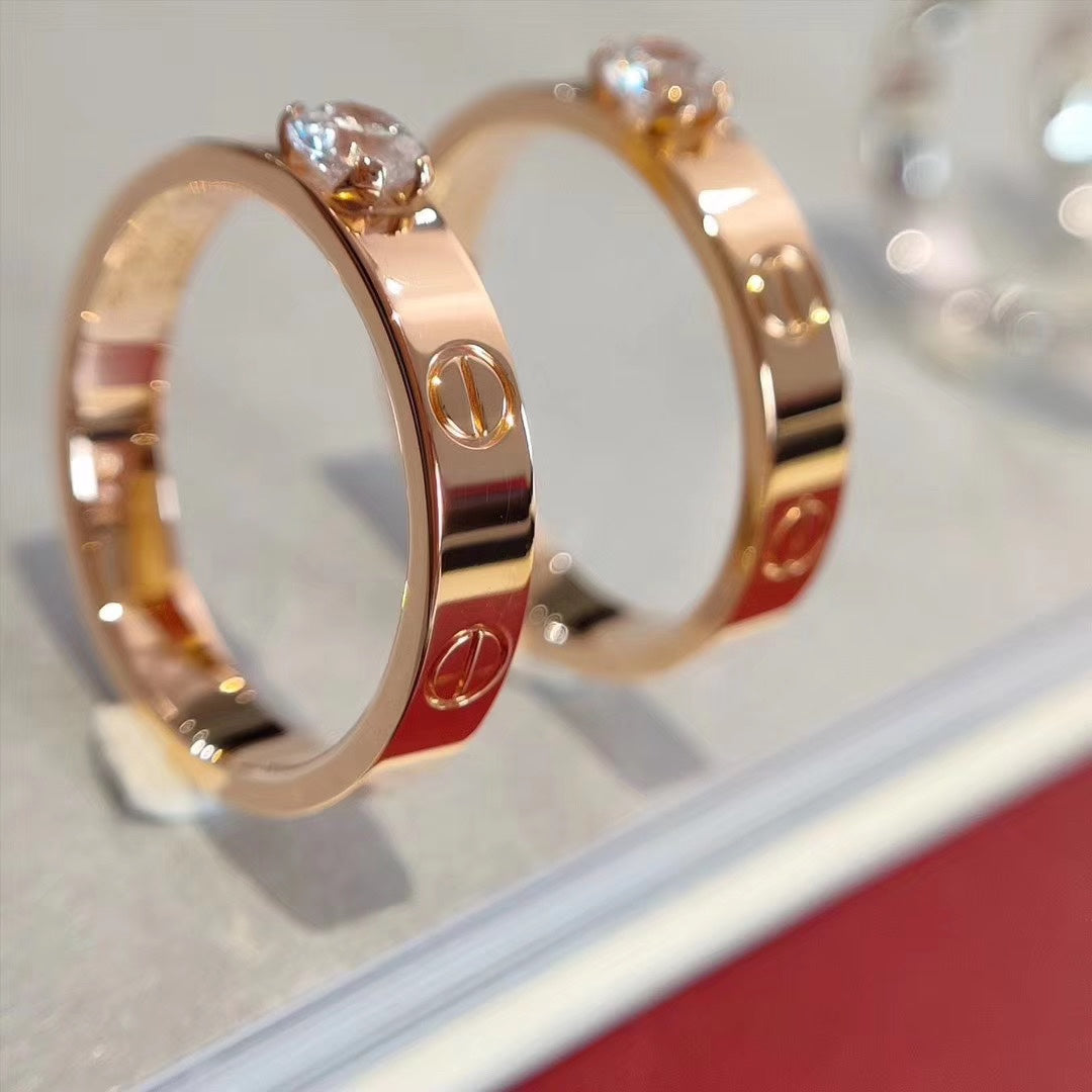 [Olivia JW]LOVE RING 3.6MM 1 BIG DIAMOND