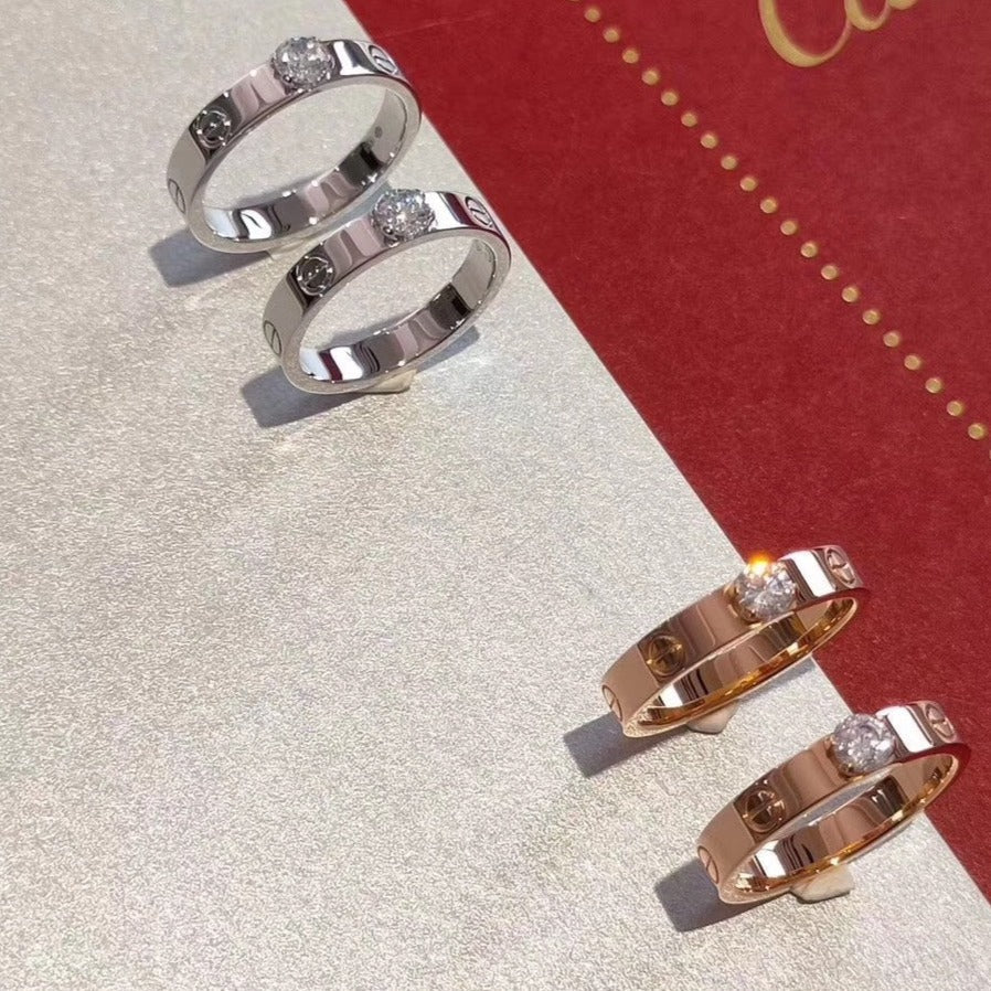 [Olivia JW]LOVE RING 3.6MM 1 BIG DIAMOND