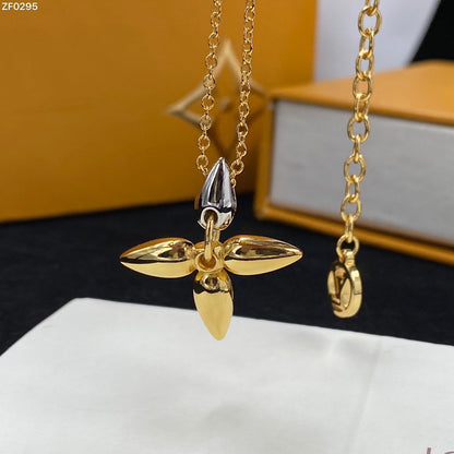 [Olivia JW]LOUISETTE PEDANT GOLD NECKLACE