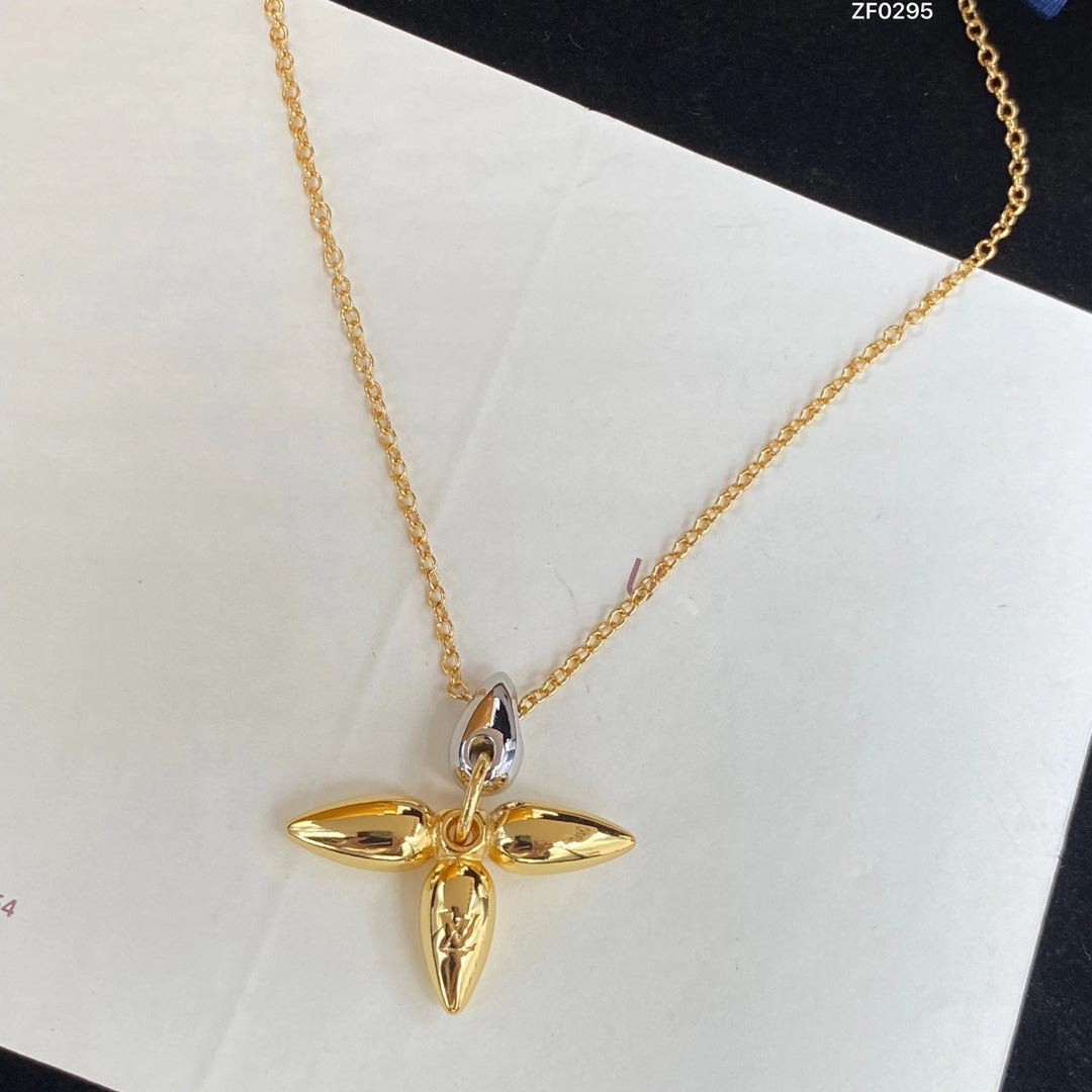 [Olivia JW]LOUISETTE PEDANT GOLD NECKLACE