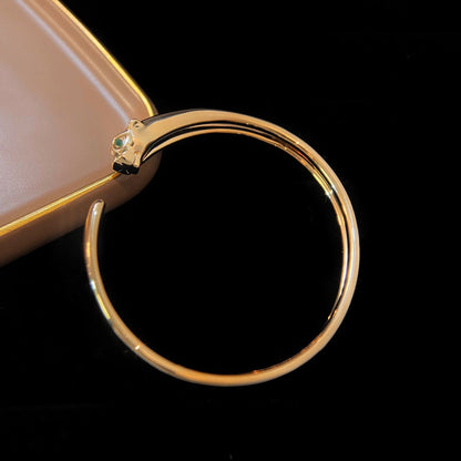 [Olivia JW]PANTHERE GOLD OPEN BRACELET