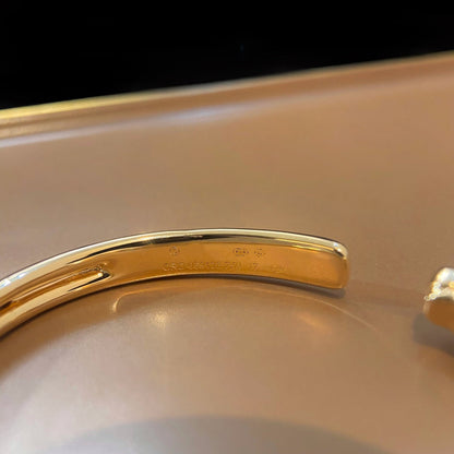 [Olivia JW]PANTHERE GOLD OPEN BRACELET