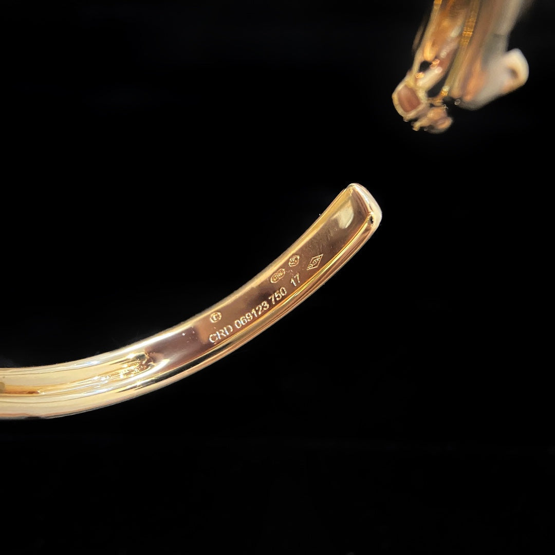 [Olivia JW]PANTHERE GOLD OPEN BRACELET