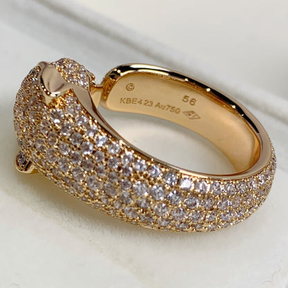 [Olivia JW]PANTHERE PINK GOLD DIAMOND RING