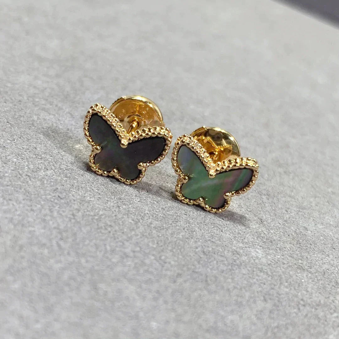 [Olivia JW]BUTTERFLY DARK MOP  EARRINGS