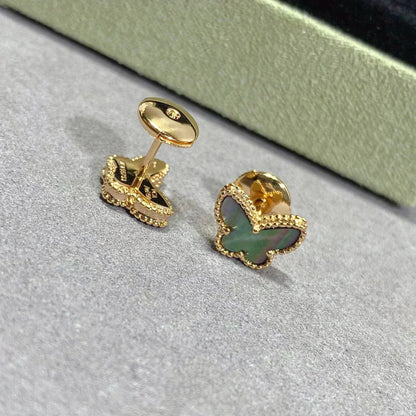 [Olivia JW]BUTTERFLY DARK MOP  EARRINGS