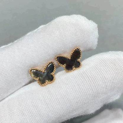 [Olivia JW]BUTTERFLY DARK MOP  EARRINGS