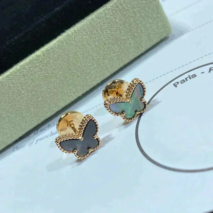 [Olivia JW]BUTTERFLY DARK MOP  EARRINGS