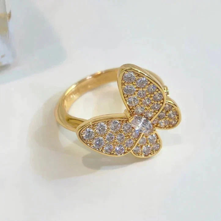 [Olivia JW]BUTTERFLY DIAMOND RING