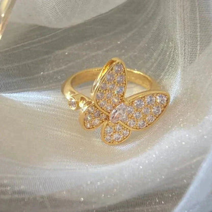 [Olivia JW]BUTTERFLY DIAMOND RING
