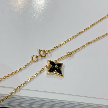 [Olivia JW]STAR BLACK MOP NECKLACE