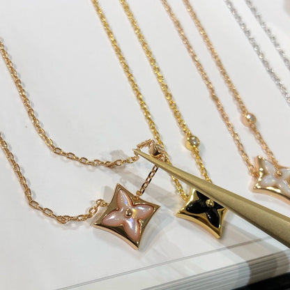 [Olivia JW]STAR BLACK MOP NECKLACE