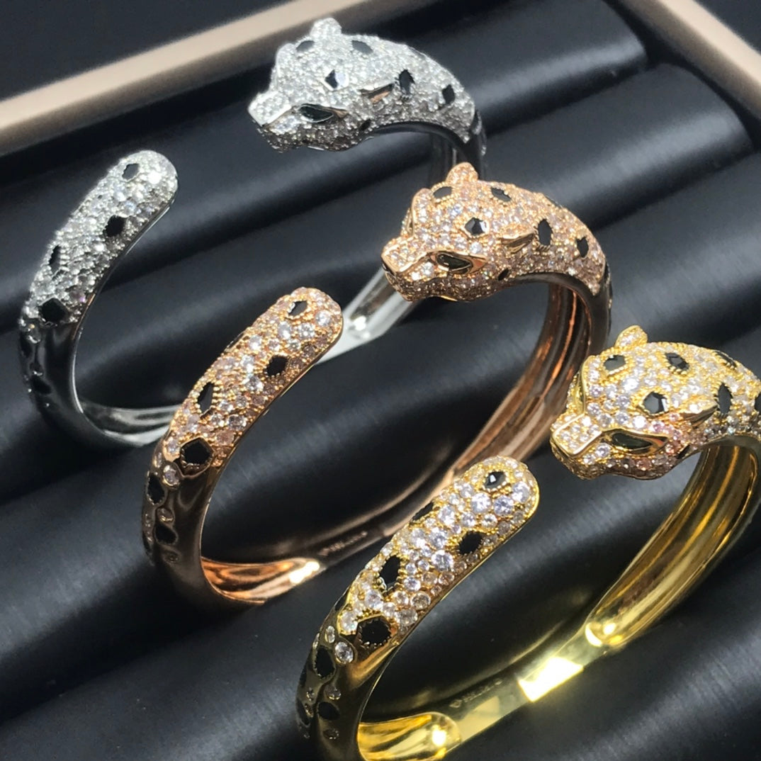 [Olivia JW]PANTHERE BIG BRACELET DIAMONDS