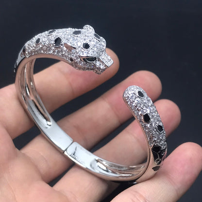 [Olivia JW]PANTHERE BIG BRACELET DIAMONDS