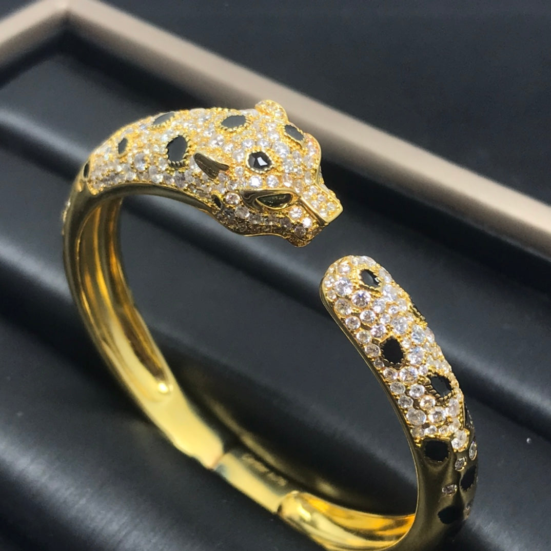 [Olivia JW]PANTHERE BIG BRACELET DIAMONDS