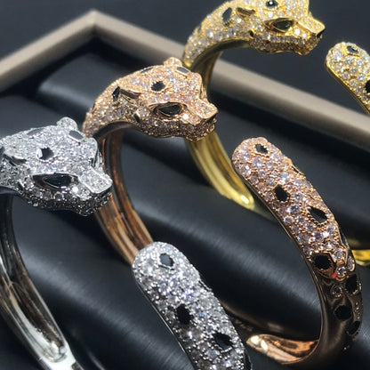[Olivia JW]PANTHERE BIG BRACELET DIAMONDS