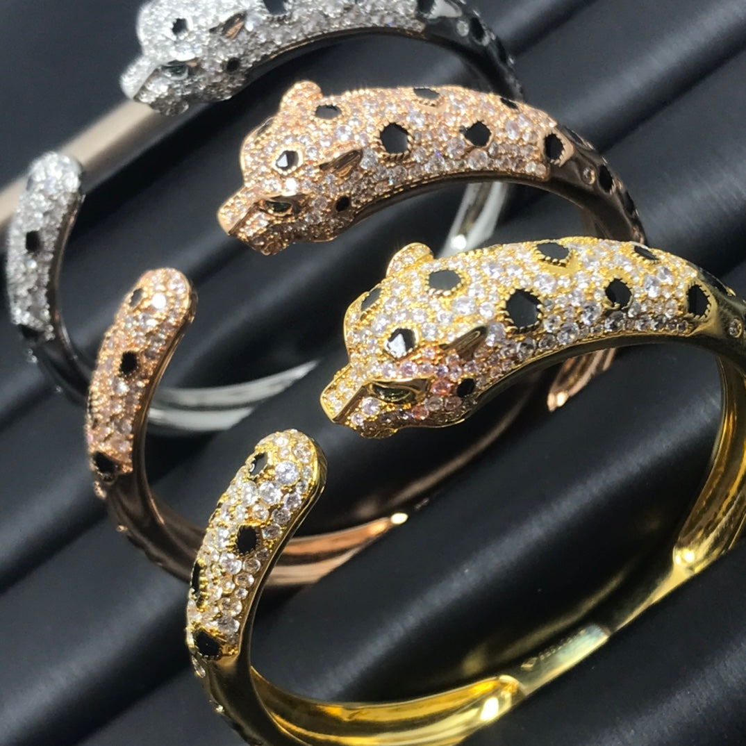 [Olivia JW]PANTHERE BIG BRACELET DIAMONDS