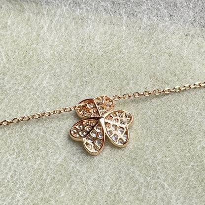 [Olivia JW]FLOWER DIAMOND NECKLACE