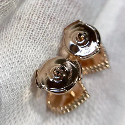 [Olivia JW]HEART CARNELIAN STUD EARRINGS