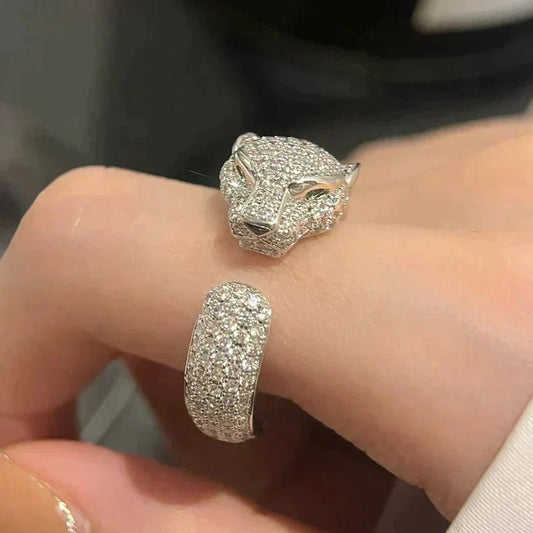 [Olivia JW]PANTHERE 5.5MM ALL DIAMOND RING