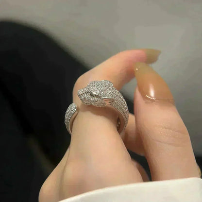 [Olivia JW]PANTHERE 5.5MM ALL DIAMOND RING